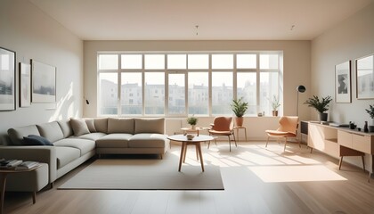 Fototapeta premium Photo interior modern design room 3d illustration