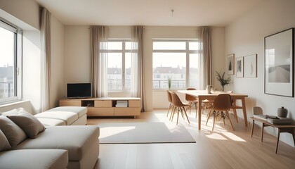 Fototapeta premium Photo interior modern design room 3d illustration