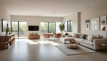 Fototapeta premium Photo interior modern design room 3d illustration