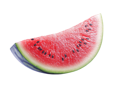 Watermelon Slice with Glitch Effect
