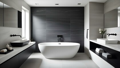 Photo interior modern design room 3d illustration