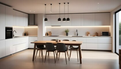 Photo interior modern design room 3d illustration
