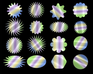 sticker ,holographic, hologram ,label, tag