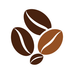 Stylish coffee beans vector illustration, ideal for cafes, logos, packaging, and decor. Add a touch of aromatic charm to your design projects with this versatile graphic.