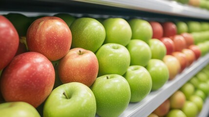 Time-lapse video of apples being stored and organized in a cold warehouse