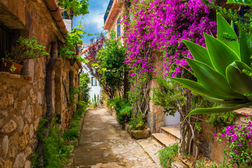 the beautiful town of Begur, a gem of the Costa Brava, Calalonia, Girona, Spain