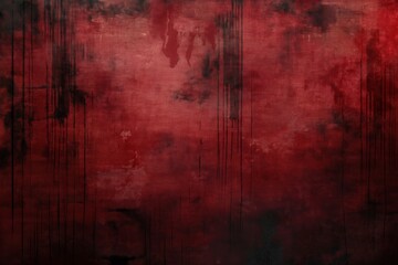 Dark red abstract texture on left, gray background on right. Velvet blank poster texture. Contrast creates visually interesting composition. Dominant dark red and lighter gray colors.