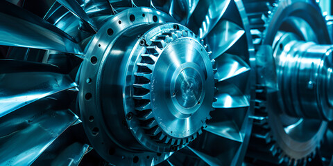 Cutting-Edge High-Efficiency Metal Turbine in Industrial Power Systems
