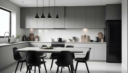 Photo interior modern design room 3d illustration