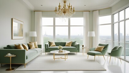 Photo interior modern design room 3d illustration