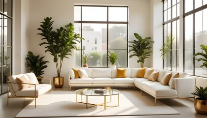 Fototapeta premium Photo interior modern design room 3d illustration