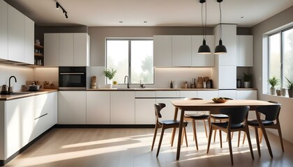 Fototapeta premium Photo interior modern design room 3d illustration