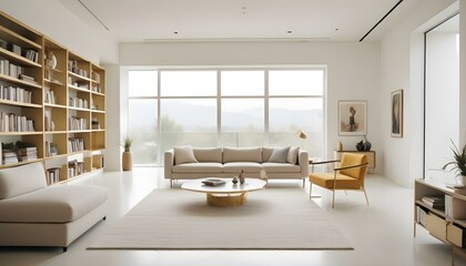 Fototapeta premium Photo interior modern design room 3d illustration