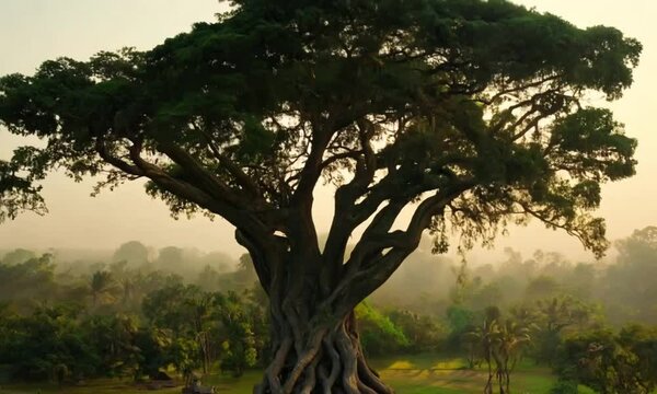 3d view of banyan tree