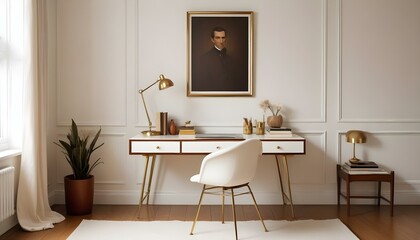 Photo interior modern design room 3d illustration