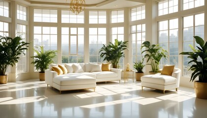Photo interior modern design room 3d illustration