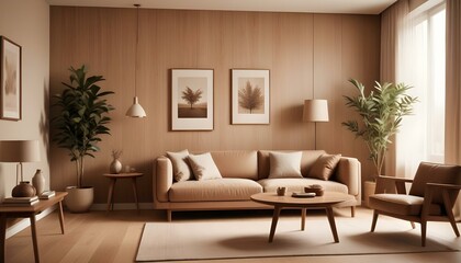 Photo interior modern design room 3d illustration