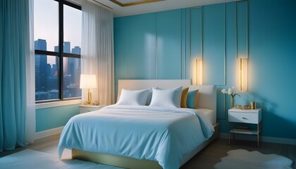 Photo interior modern design room 3d illustration