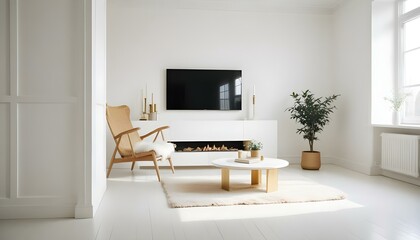 Photo interior modern design room 3d illustration