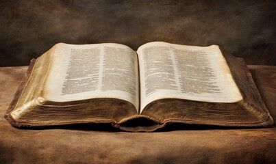 Obraz premium Radiant Abstract Book: Illuminated Scripture for World Book Day. Glowing Sacred Text with Divine Light Beams. Creative Cultural Marketing Background for Bestsellers, Religious Themes, and Seasonal Pro