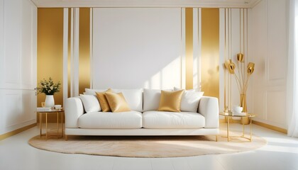 Photo interior modern design room 3d illustration