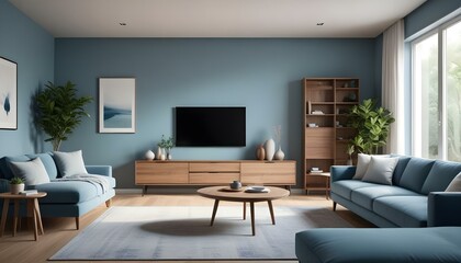 Photo interior modern design room 3d illustration