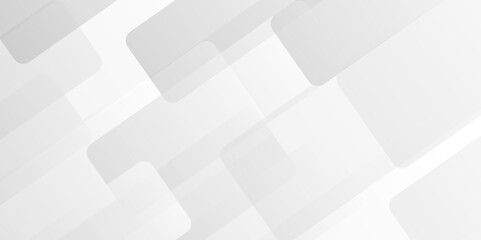 White square technology polygon minimal overlapping layer banner background. Abstract geometric minimal vector banner background transparent futuristic element concept. 