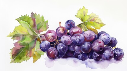 Fototapeta premium A bunch of grape fruit isolated over white background