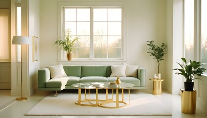 Fototapeta premium Photo interior modern design room 3d illustration