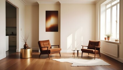 Photo interior modern design room 3d illustration