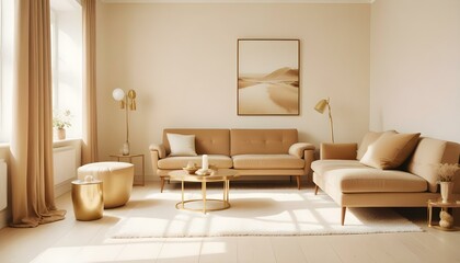 Photo interior modern design room 3d illustration