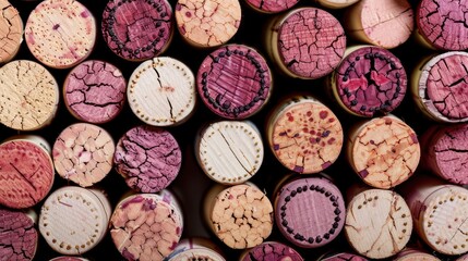 grape wine cork seamless abstract background