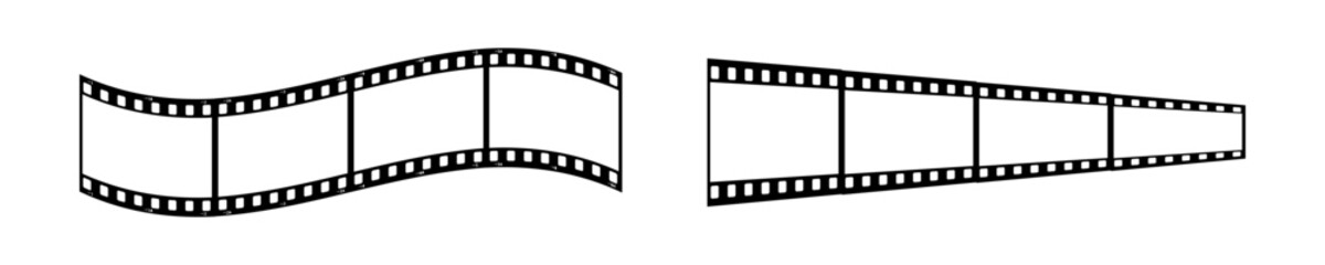 Film strip icon. 
Cinema reel symbol