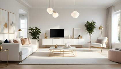 Photo interior modern design room 3d illustration