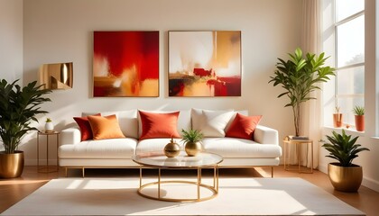 Photo interior modern design room 3d illustration