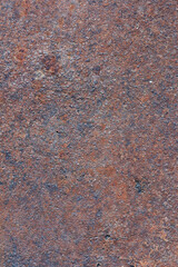 old iron sheet. Old cracked paint. Rusty metal surface. Rusty steel. vintage style. rusty iron. for background and text. close-up. oxidation, destruction.