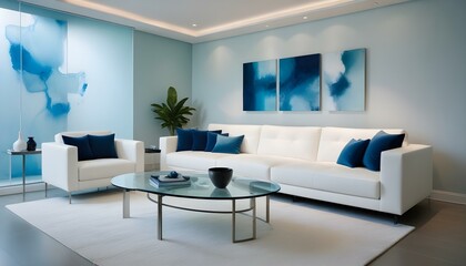 Fototapeta premium Photo interior modern design room 3d illustration