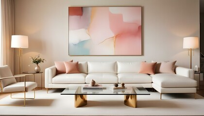 Photo interior modern design room 3d illustration