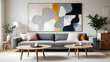 Photo interior modern design room 3d illustration