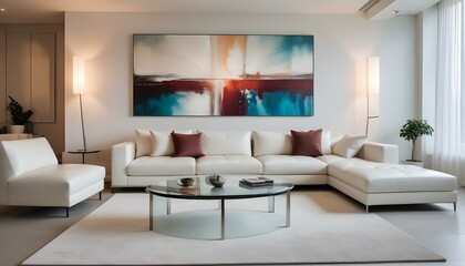Photo interior modern design room 3d illustration
