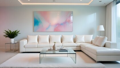 Photo interior modern design room 3d illustration