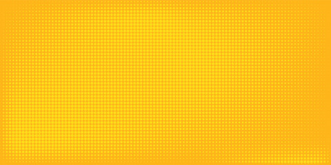 Dots halftone yellow orange color pattern gradient texture with technology digital background.