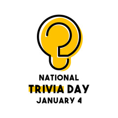 National Trivia Day. January 4.