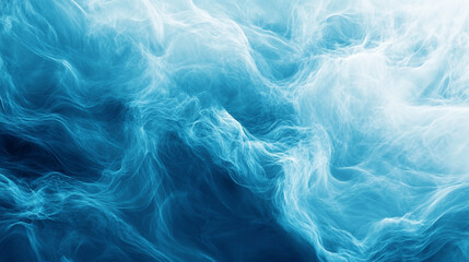 Obraz premium Abstract Ocean Wave with Blue, Aqua, and Teal Texture, Water Wave Graphic Banner, Blue and White Background