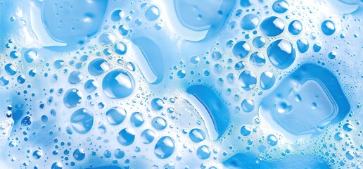 Abstract blue water drops background texture. Perfect for design, website, or print project.