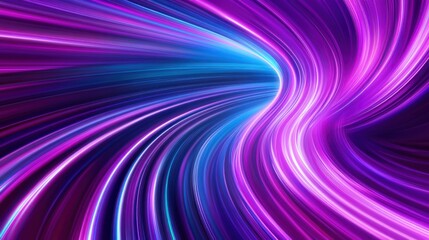 Fototapeta premium Abstract Neon Tunnel