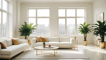 Photo interior modern design room 3d illustration