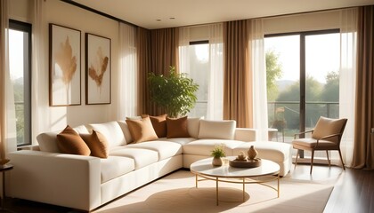 Photo interior modern design room 3d illustration