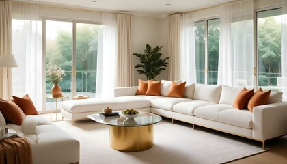 Fototapeta premium Photo interior modern design room 3d illustration