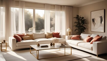 Fototapeta premium Photo interior modern design room 3d illustration